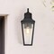 Nuvo Lawrence - 1 Light Large Wall Lantern - Matte Black with Clear Seeded Glass 60/8133 - alternate 3